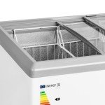 Royal Catering 280L Lockable Glass Door Freezer