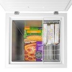 SIA 142L White Chest Freezer with Basket