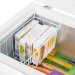 SIA 142L White Chest Freezer with Basket