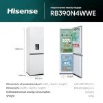 Hisense 60 cm Freestanding Fridge Freezer with Water Dispenser