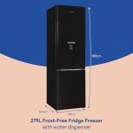Russell Hobbs Frost Free Fridge Freezer with Water Dispenser