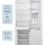 Cookology 268L Frost Free Fridge Freezer with Dispenser