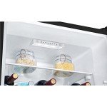 Hisense 336L 60/40 Black Fridge Freezer