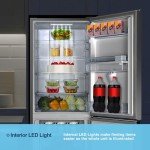 Fridgemaster 256L Frost Free Fridge Freezer with Dispenser
