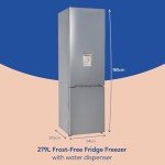 Russell Hobbs Frost Free Fridge Freezer with Water Dispenser