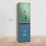Fridgemaster 256L Frost Free Fridge Freezer with Dispenser