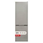 SHARP 60/40 Combi Fridge Freezer, Silver, 170cm