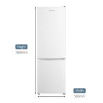 Cookology 310L Freestanding Fridge Freezer - White