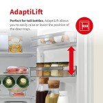 SHARP 60/40 Combi Fridge Freezer, Silver, 170cm