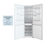 Cookology 310L Freestanding Fridge Freezer - White