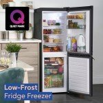 Russell Hobbs Black Low Frost Fridge Freezer 60/40