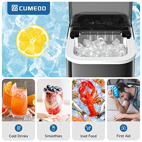 CUMEOD Countertop Ice Maker with LED Display