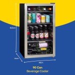 Russell Hobbs 93L Undercounter Beverage Fridge