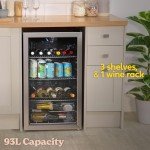 Russell Hobbs 93L Undercounter Beverage Fridge