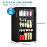 COMFEE' Under Counter Beer & Drinks Fridge