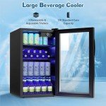 Panana Under Counter Beer & Drinks Fridge, 90L