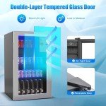 Panana Under Counter Beer & Drinks Fridge, 90L
