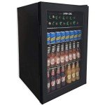 115L Single Door Black Eco Bottle Cooler