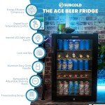 Subcold Ace90 LED Touch Control Beer Fridge