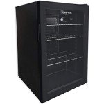 115L Single Door Black Eco Bottle Cooler