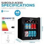 Subcold Ace50 Touch Control Mini Beer Fridge