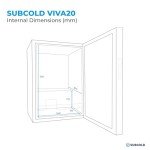 Subcold Viva20 Black Table-Top Wine Fridge