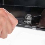 50L Mini Fridge with LED Light & Lock
