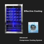 Smad 33 Bottle Touch Screen Wine Cooler
