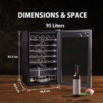 Smad 33 Bottle Touch Screen Wine Cooler