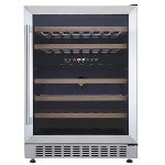 Cookology 60cm Stainless Steel Wine Cooler Cabinet