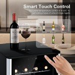 HCK 70L Freestanding Wine Cooler for 24 Bottles