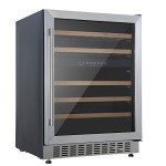 Cookology 60cm Stainless Steel Wine Cooler Cabinet