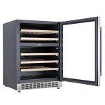 Cookology 60cm Stainless Steel Wine Cooler Cabinet