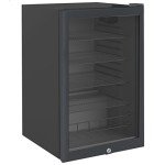 Compact Under-Counter Beer and Wine Fridge - Black