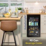 Russell Hobbs 93L Undercounter Beverage Fridge - Black