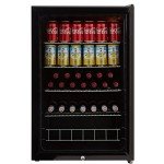 Compact Under-Counter Beer and Wine Fridge - Black