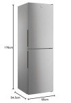Hoover 55cm Low Frost Freestanding Fridge Freezer