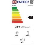 344L 60/40 Freestanding Black Fridge Freezer