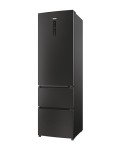 Haier 60/40 No Frost Fridge Freezer - Black