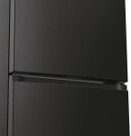 Haier 60/40 No Frost Fridge Freezer - Black