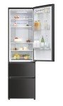 Haier 60/40 No Frost Fridge Freezer - Black