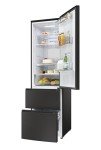 Haier 60/40 No Frost Fridge Freezer - Black