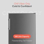 Cookology 163L Tall Freestanding Upright Freezer