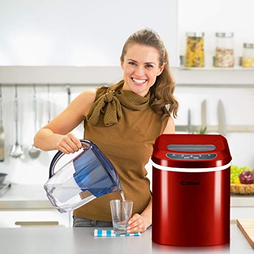 Portable Electric Ice Maker with 12kg Daily Capacity