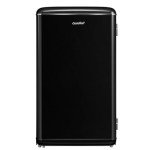 Comfee' 93L Retro Black Under Counter Fridge