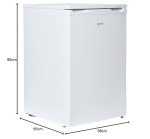 Igenix IG155W White Under Counter Fridge & Ice Box