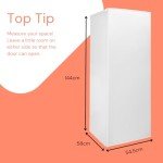 SIA SLF144W Freestanding White Tall Larder Fridge