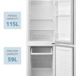 Cookology 174L Freestanding Fridge Freezer in White
