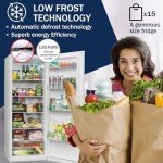 English Electric EEL240H Upright Larder Fridge 242 Litre 55cm wide