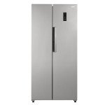 SIA 446L Silver American Style Fridge Freezer